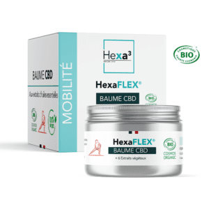 Baume Musculaire CBD Bio HexaFLEX – 100 ml
