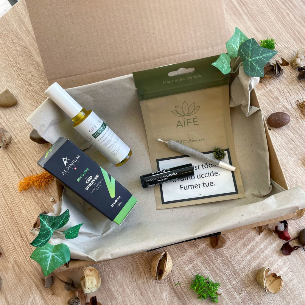 coffret soin contenant une gamme de produits