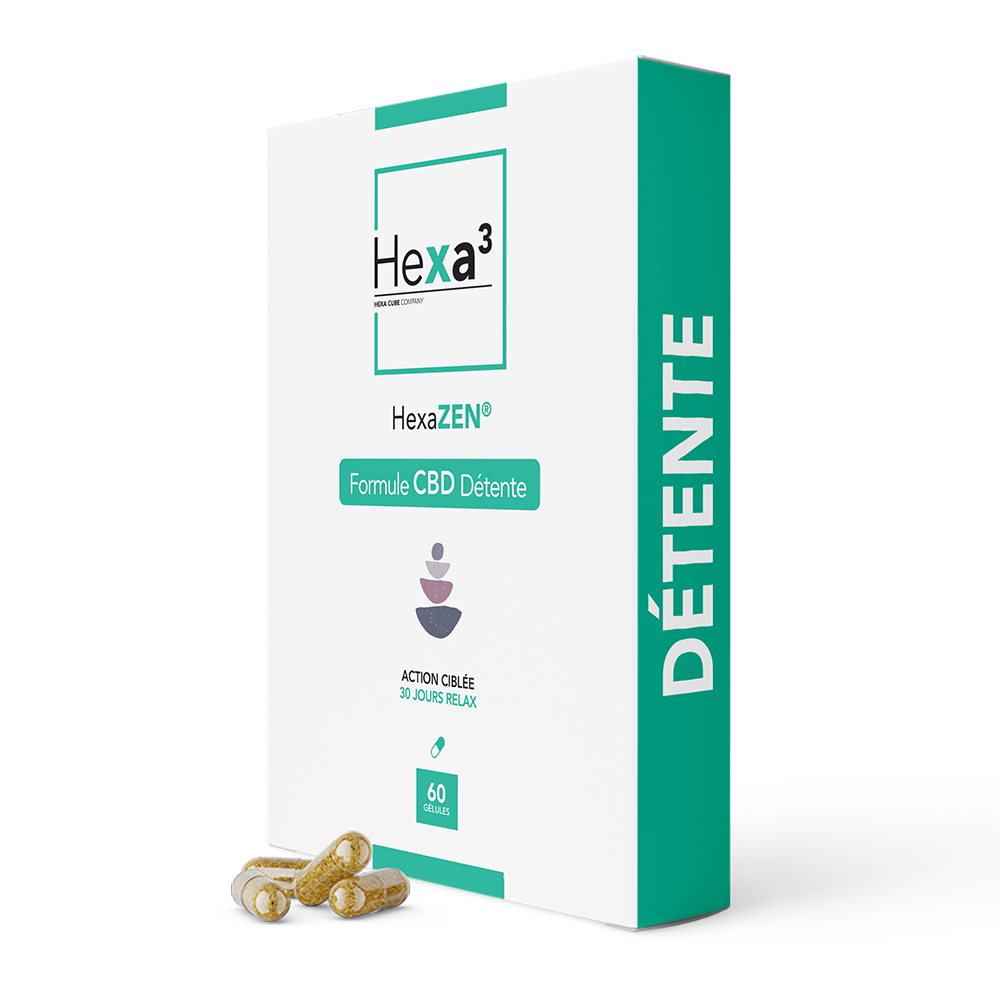 Hexa3 CBD photo produit gélules détente