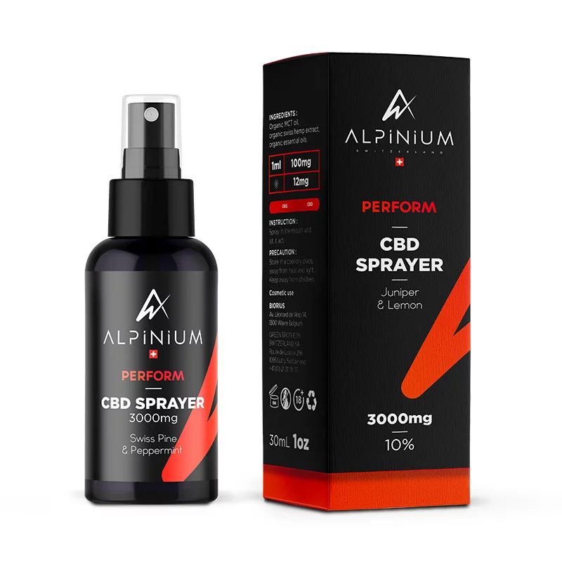 spray performance de la marque Alpinium