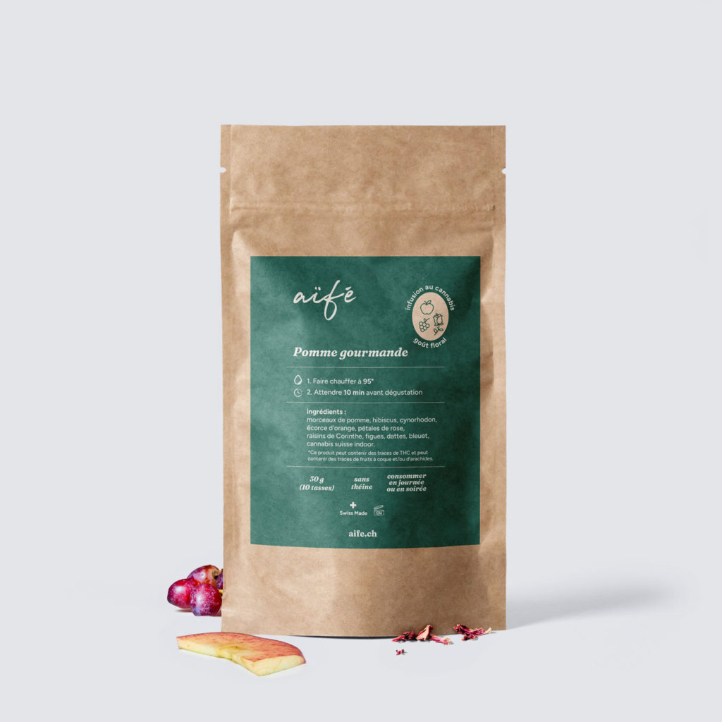 Infusion pomme gourmande aïfé