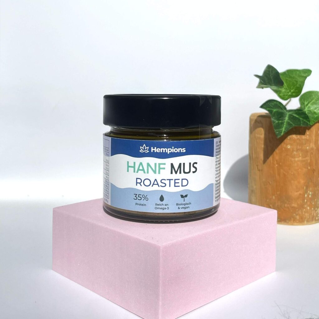 Purée de graines de chanvre bio grillées - Hempions